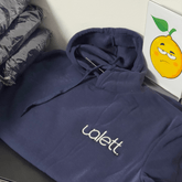 Abrigo Hoodie sin Zipper Bordado - Lemon Creativo